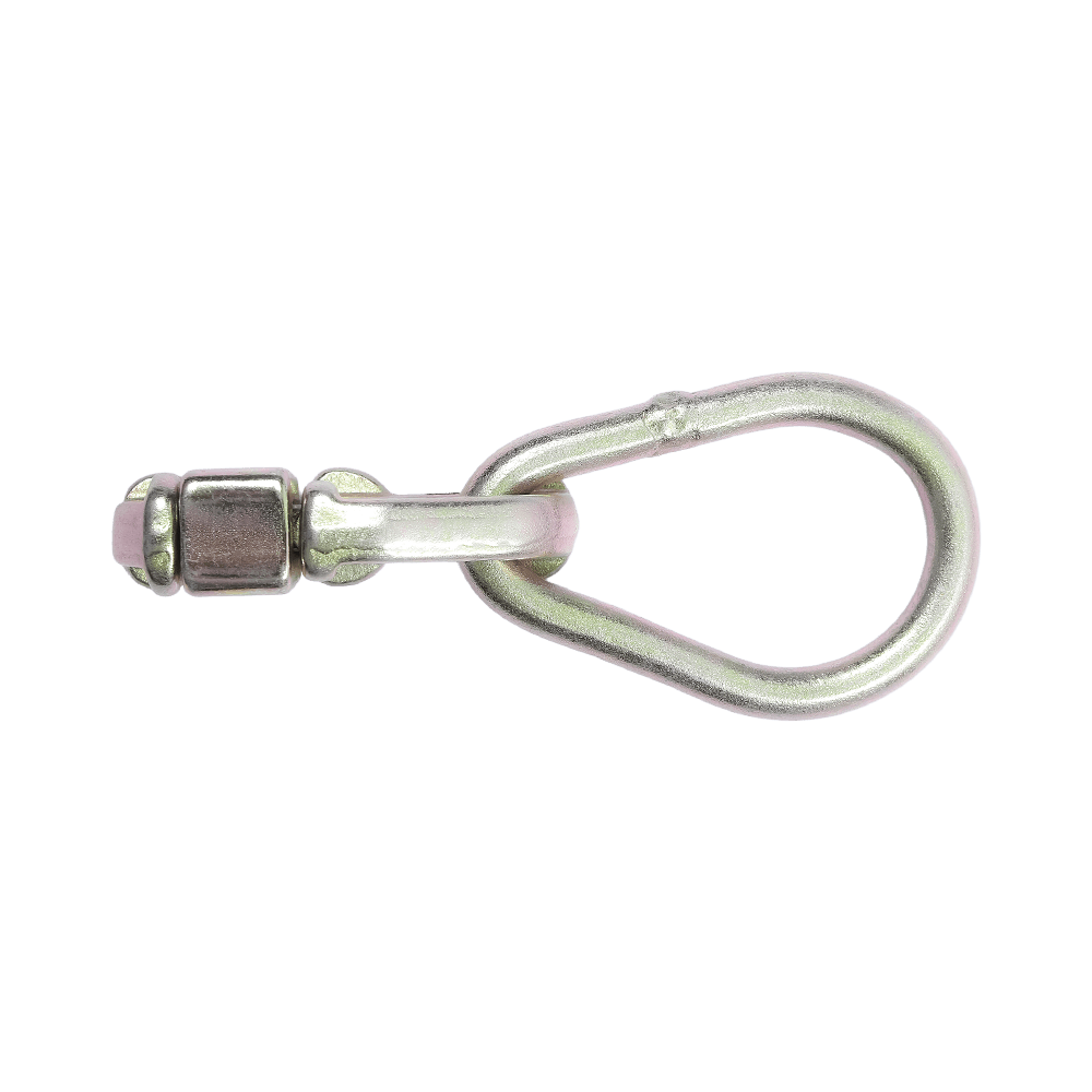 Lắp đường ray đôi Stud L mạ kẽm với vòng lê Lắp đường ray đôi Stud L mạ kẽm với vòng lê