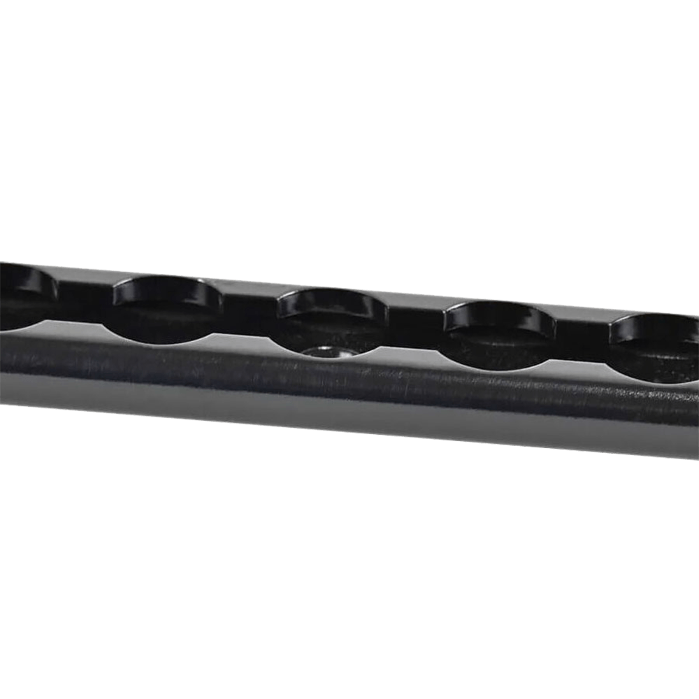 Đường ray chữ L bằng nhôm Anodized đen 72'