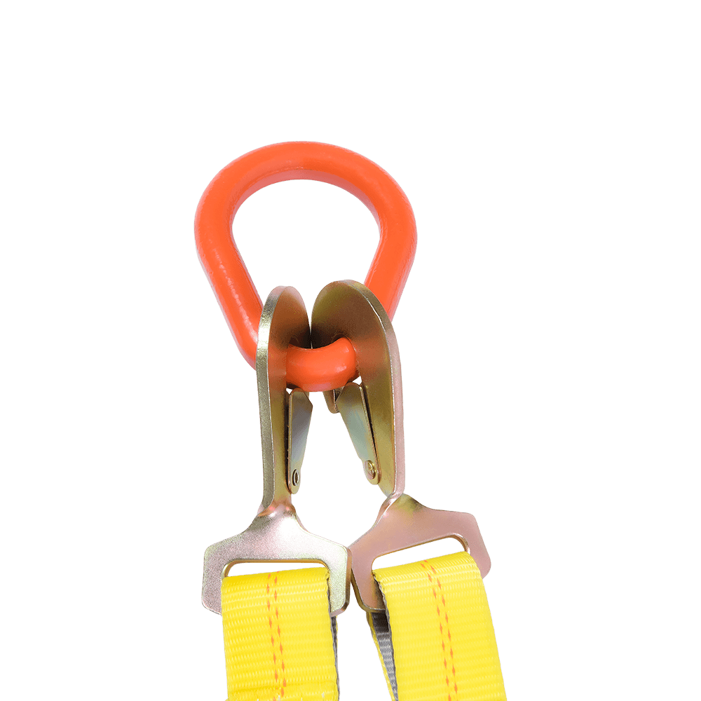 Ratcheting J-Hook Tie-Down V-Strap Design Móc đa điểm RTJ để sử dụng cho xe kéo
