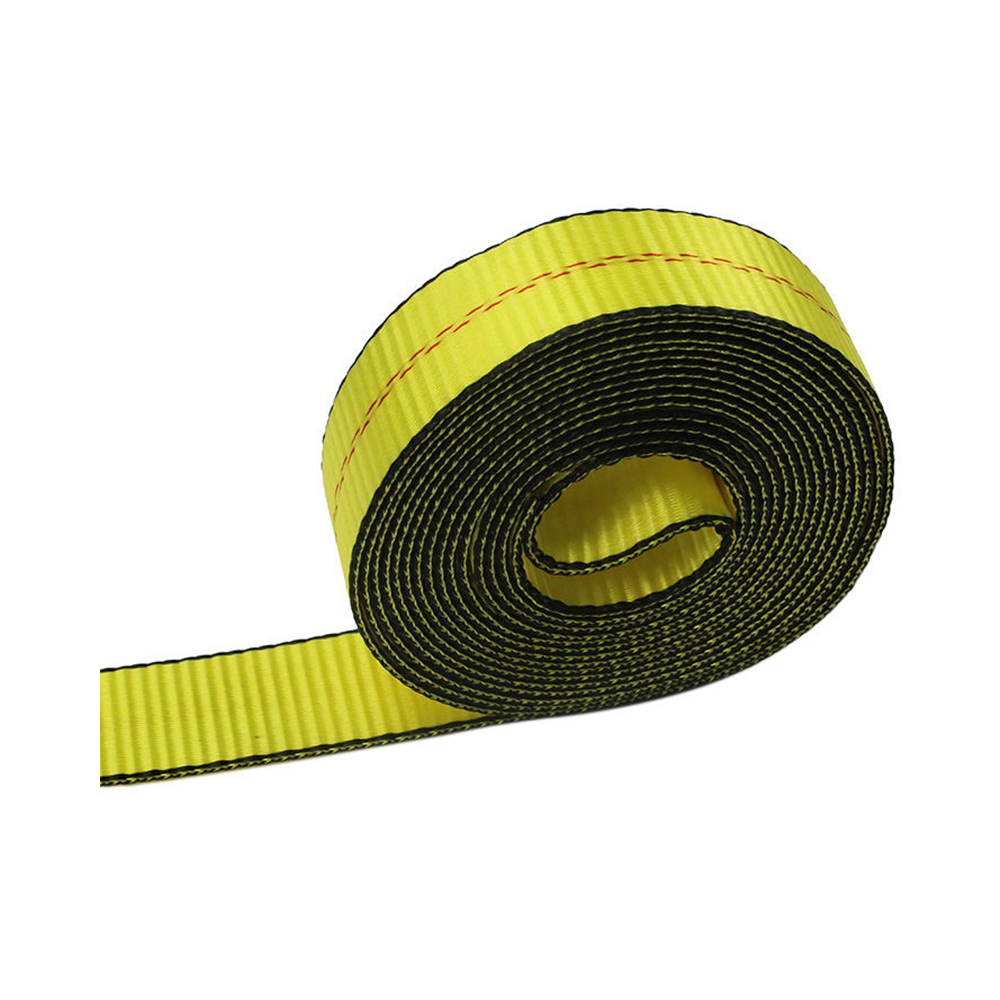 Dây đeo tời màu vàng 2 inch có móc chữ J đôi