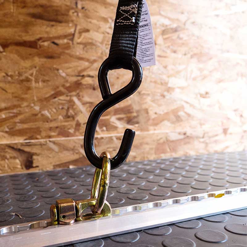Dây đeo bánh cóc xe máy mini 1'' X 7' có móc chữ S