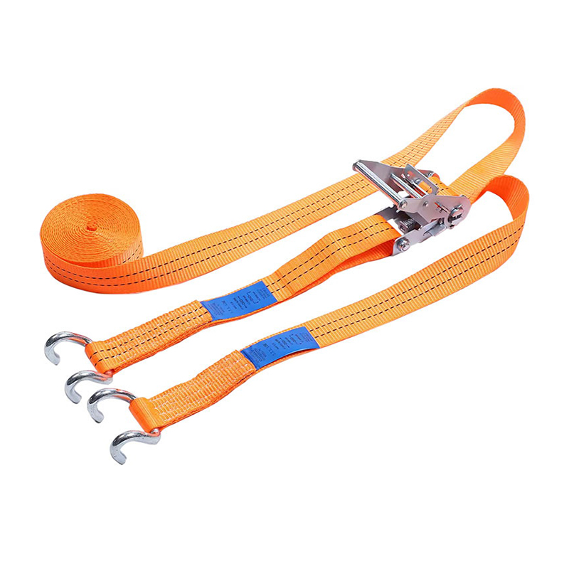 Kẽm trắng Tay cầm bằng thép ngắn Dây đeo Ratchet 2T Móc chữ U được thiết kế để vận chuyển hàng hóa bằng xe tải phẳng