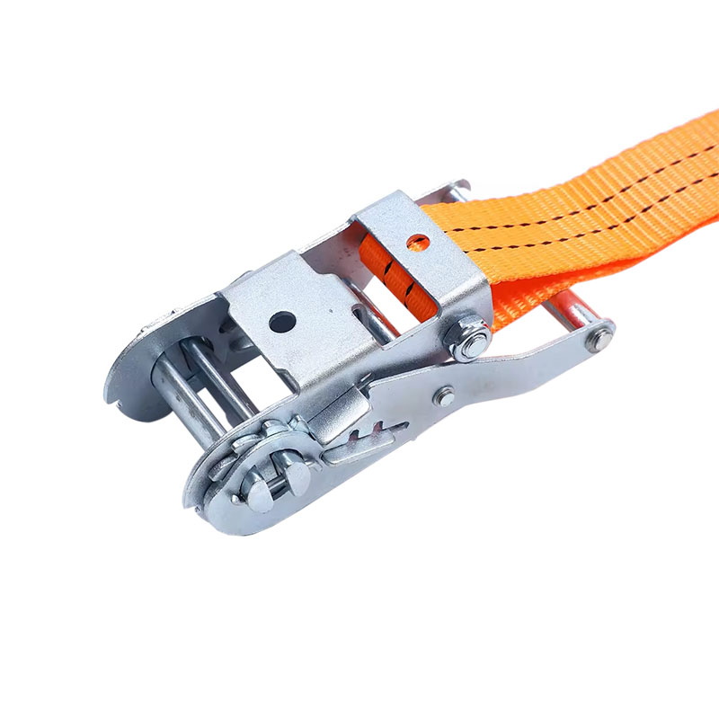Kẽm trắng Tay cầm bằng thép ngắn Dây đeo Ratchet 2T Móc chữ U được thiết kế để vận chuyển hàng hóa bằng xe tải phẳng