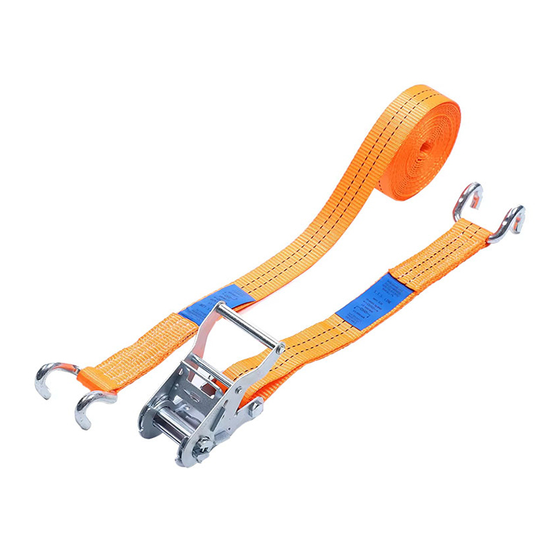 Kẽm trắng Tay cầm bằng thép ngắn Dây đeo Ratchet 2T Móc chữ U được thiết kế để vận chuyển hàng hóa bằng xe tải phẳng