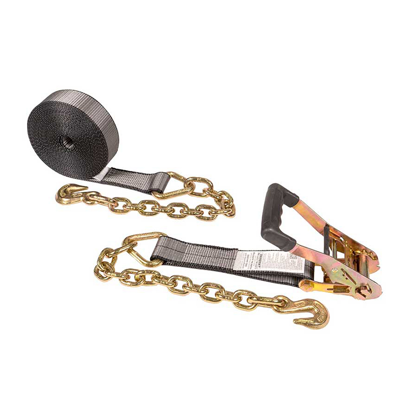 Dây đeo bánh cóc công nghiệp nặng 2' X 30' Blackline có dây xích mở rộng