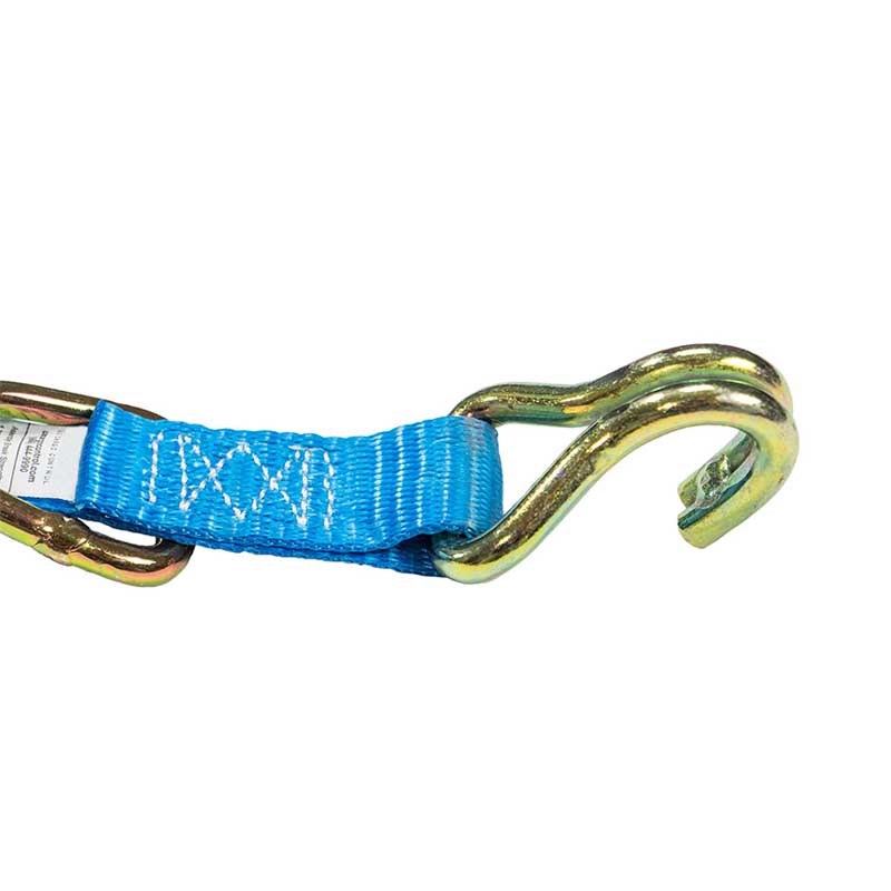 Logo tùy chỉnh Dây đeo Ratchet 1'' X 15' với J-Hook và D-Ring