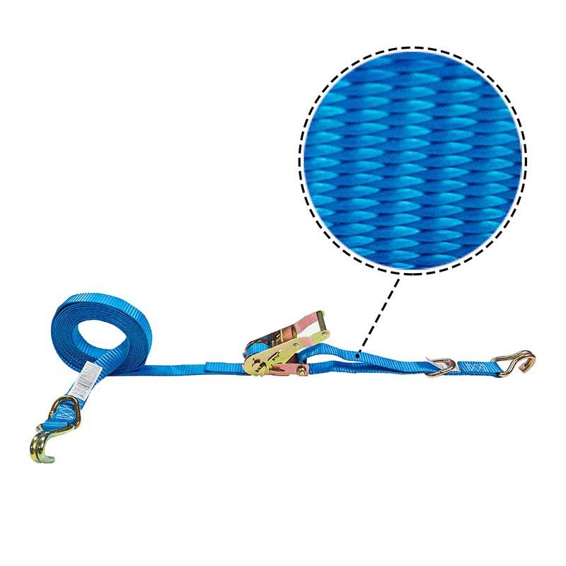 Logo tùy chỉnh Dây đeo Ratchet 1'' X 15' với J-Hook và D-Ring