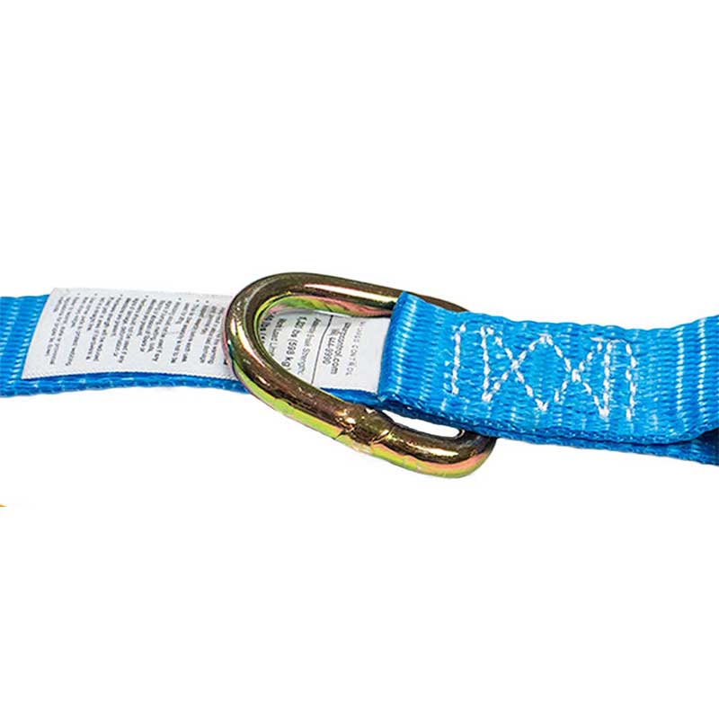 Logo tùy chỉnh Dây đeo Ratchet 1'' X 15' với J-Hook và D-Ring
