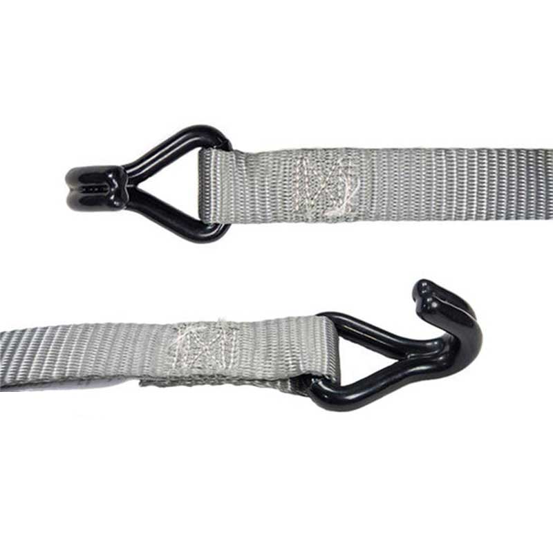 Dây đeo bánh cóc có tay cầm bọc cao su 1'' X 15' có móc dây bọc nhựa vinyl