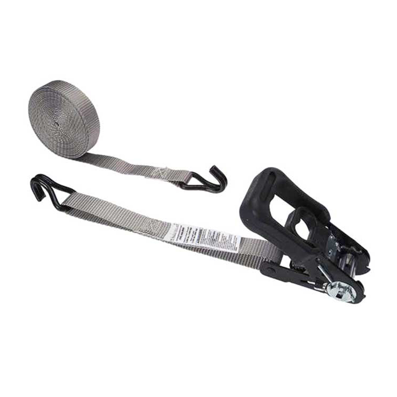 Dây đeo bánh cóc có tay cầm bọc cao su 1'' X 15' có móc dây bọc nhựa vinyl