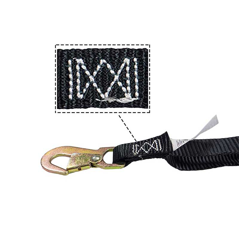 Dây đeo khóa Ratchet 1 '' X 6 '' có móc khóa phẳng