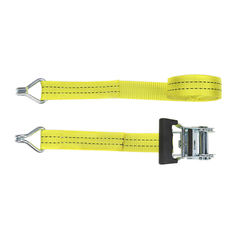 Dây đai Ratchet có tay cầm bọc cao su 35mm 2t để vận chuyển hàng hóa Dây đai Ratchet có tay cầm bọc cao su 35mm 2t để vận chuyển hàng hóa