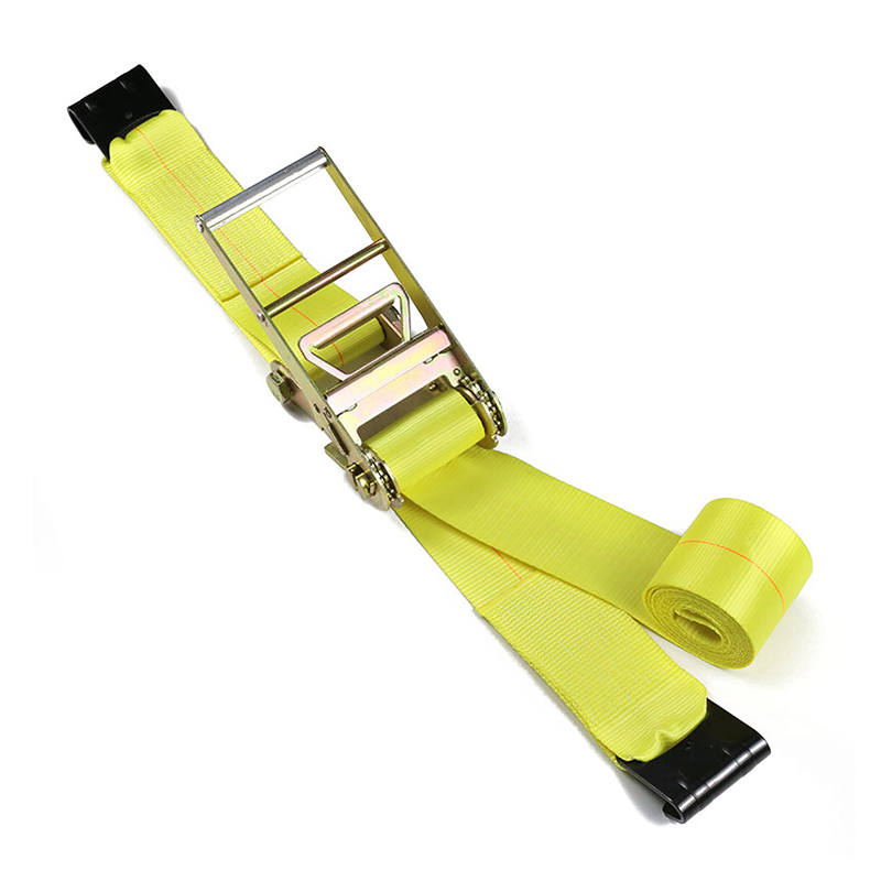 Dây buộc hàng hóa bằng polyester 4 inch cho xe moóc phẳng Dây buộc hàng hóa bằng polyester 4 inch cho xe moóc phẳng