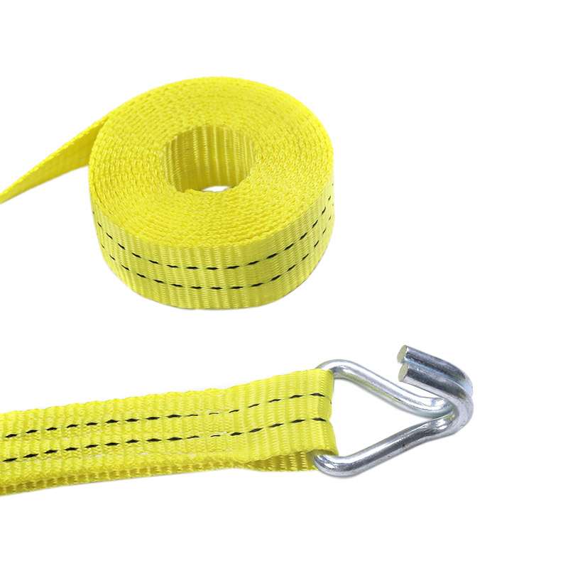 Dây đai Ratchet có tay cầm bọc cao su 35mm 2t để vận chuyển hàng hóa