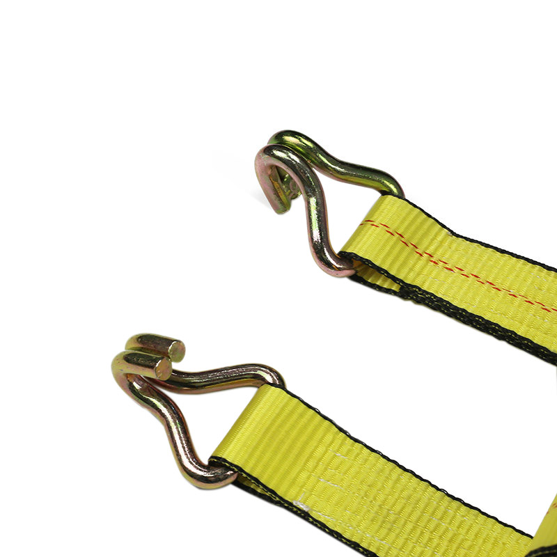 Dây đeo bánh cóc viền đen bền 2 inch có móc xoắn