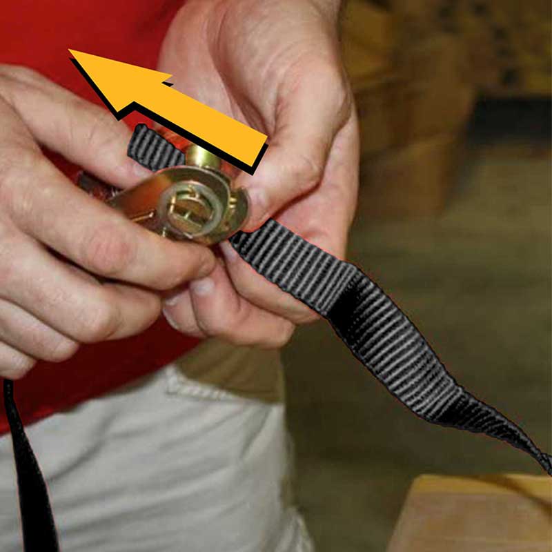 Dây đeo Ratchet vô tận màu đen 1 X 10'