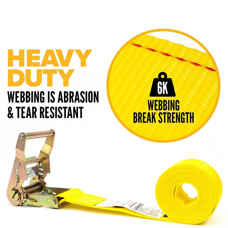 Dây đeo Ratchet vô tận màu vàng Force 2 X 10'