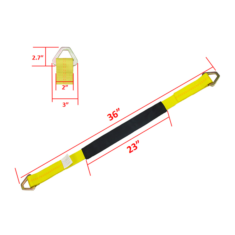 Dây đai trục bánh xe 4 gói Dây đeo bánh xe lốp 2 inch