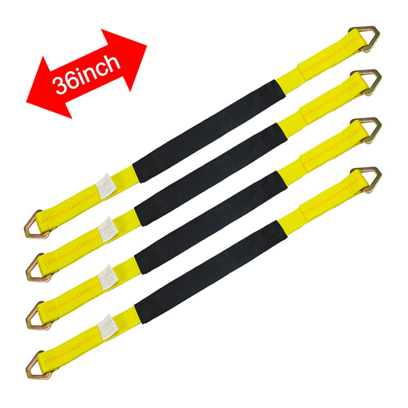 Dây đai trục bánh xe 4 gói Dây đeo bánh xe lốp 2 inch