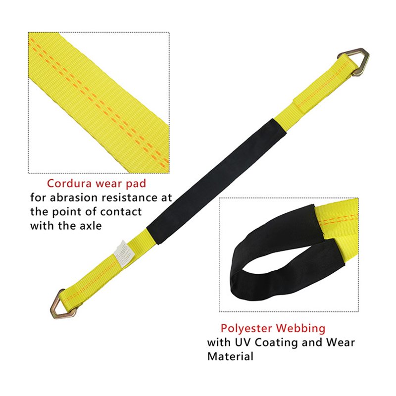 Dây đai trục bánh xe 4 gói Dây đeo bánh xe lốp 2 inch