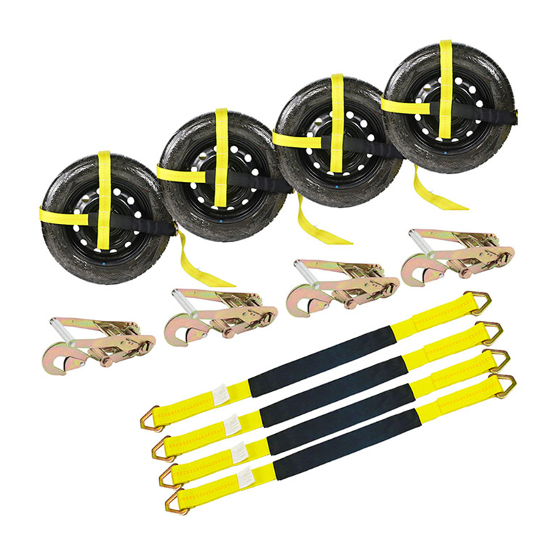 Dây buộc bánh xe lốp 2INCH có thể điều chỉnh bằng vòng móc D Dây buộc bánh xe lốp 2INCH có thể điều chỉnh bằng vòng móc D