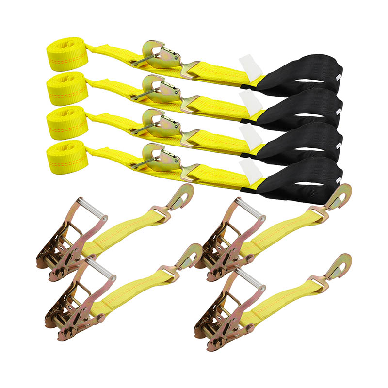 Dây buộc trục ô tô kéo xuống Ratchet Tie Downs