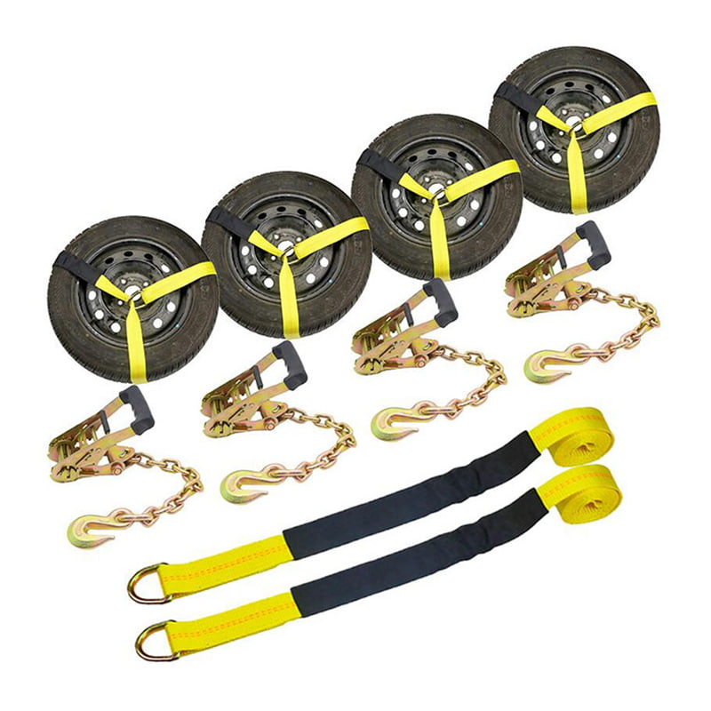 Dây đeo nâng bánh xe Dây đeo Lasso 10000lbs có dây xích