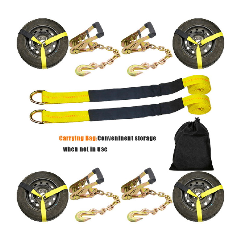 Dây đeo nâng bánh xe Dây đeo Lasso 10000lbs có dây xích